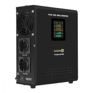 Источник бесперебойного питания ExeGate FineSine SX-500.LCD.AVR.2SH EX295995RUS Линейно-интерактивные, Напольный (Tower), 500 ВА, 300 Вт