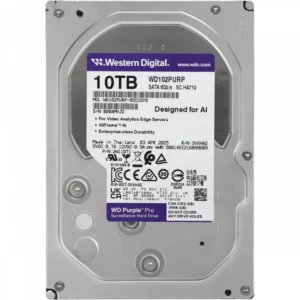 Жесткий диск Western Digital Purple Pro WD102PURP HDD (классические), 10 ТБ, 3.5 дюйма, SATA