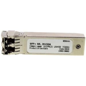 Модуль HPE 10G SFP+ LC SR 300m OM3 MMF Transceiver J9150D SFP+ модуль