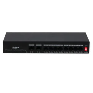 Коммутатор Dahua DH-PFS3010-8ET-65 100 Base-TX (100 мбит/с)