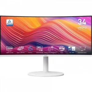 Монитор MSI Modern MD342CQPW 9S6-3PC59H-021 34 ", VA, Ultra-Wide QHD 3440x1440 (21:9), 120 Гц