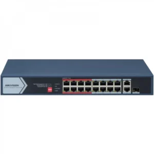 Коммутатор Hikvision DS-3E0318P-E/M(С) 100 Base-TX (100 мбит/с)