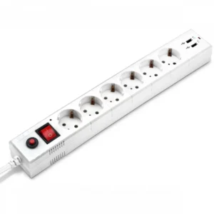 Распределитель питания Buro BU-SP1.8_USB_2A-W