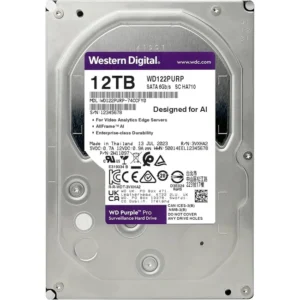 Жесткий диск Western Digital WD122PURP SSD (твердотельные), 12 ТБ, 3.5 дюйма, SATA