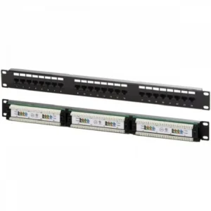 Патч-панель LANMASTER NM-PPU24C 24 порта, UTP, Cat. 5e