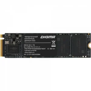 Жесткий диск Digma Mega M2 (DGSM3002TM23T) SSD (твердотельные), 2 ТБ, M.2