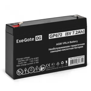 Сменные аккумуляторы АКБ для ИБП ExeGate GP672 EP234536RUS 6 В
