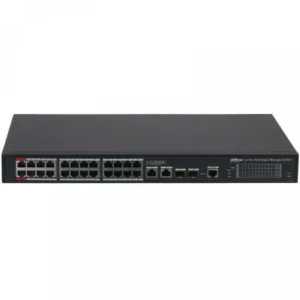 Коммутатор Dahua S4228-24GT-360 DH-S4228-24GT-360 1000 Base-T (1000 мбит/с), 2 SFP порта