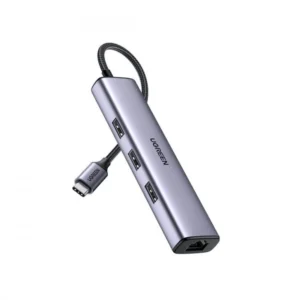 Аксессуар для ПК и Ноутбука UGREEN CM475/60600, 3*USB3.0A, 1*RJ45 Адаптер