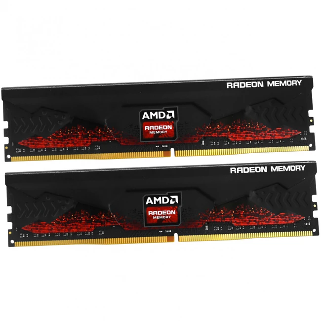 ОЗУ AMD Radeon R7 Perfomance R7S416G2606U2K DIMM, DDR4, 16 Гб (2 х 8 Гб), 2666 МГц