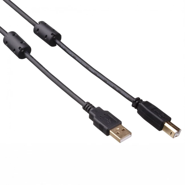 Кабель интерфейсный ExeGate EX-CCF-USB2-AMBM-1.8 EX138946RUS USB Type A - USB Type B