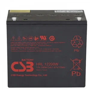Сменные аккумуляторы АКБ для ИБП CSB HRL12200W FR HRL12200W FR CSB 12 В