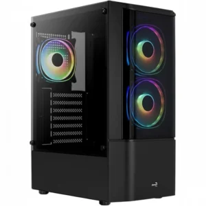 Корпус Aerocool Quantum-G-BK-v2 Black 4710562758511 Игровые, Mid-Tower