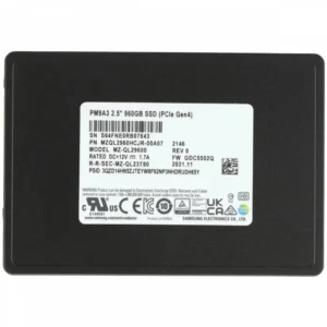 Серверный жесткий диск Samsung PM9A3 2.5" 960GB SSD MZQL2960HCJR-00A07 2,5 SFF, 960 ГБ, NVMe