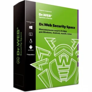 Антивирус Dr.Web Security Space на 12 м 2 ПК LHW-BK-12M-2-B3 Продление лицензии