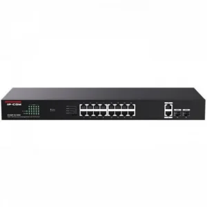 Коммутатор IP-COM G1120P-16-150W 1000 Base-T (1000 мбит/с), 2 SFP порта