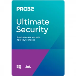 Антивирус Pro32 Ultimate Security подписка на 1 год на 3 устройства box PRO32-PUS-NS(BOX)-1-3 KZ Первичная лицензия