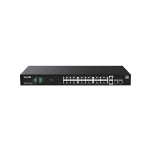 Коммутатор TENDA G2228P-24-410W 1000 Base-T (1000 мбит/с), 2 SFP порта