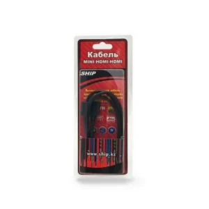 Кабель интерфейсный SHIP Mini HDMI - HDMI 1 метр SH6031-1B HDMI - HDMI mini