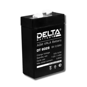 Сменные аккумуляторы АКБ для ИБП Delta Battery DT 6028 6 В