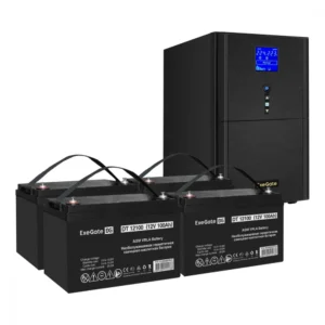 Источник бесперебойного питания ExeGate EX295991RUS + батарея 100Aч EX282985RUS 4шт EX296896RUS Линейно-интерактивные, Напольный (Tower), 5000 ВА, 4000 Вт