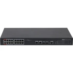 Коммутатор Dahua DH-PFS4218-16ET-240 100 Base-TX (100 мбит/с), 2 SFP порта