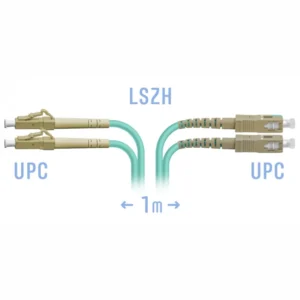 Оптический патч-корд SNR SNR-PC-LC/UPC-SC/UPC-MM-DPX-1m