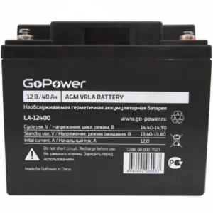 Батарейка GoPower LA-12400 00-00017021