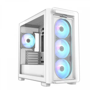 Корпус Asus A23 Plus TG ARGB White A23 PLUS TG ARGB WHITE Игровые, Mini-Tower