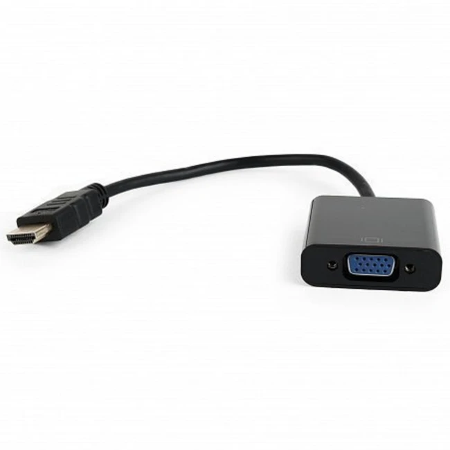 Кабель интерфейсный Cablexpert Переходник HDMI-VGA A-HDMI-VGA-04 D-SUB (VGA) - HDMI