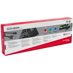 Клавиатура HyperX Alloy Origins HX-KB6RDX-RU HX-KB6RDX-RU (4P4F6AX#ACB) Проводная, USB