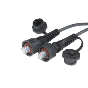 Патч-корд Hyperline PC-IE-LPM-UTP-RJ45-RJ45-C5e-5M-BK