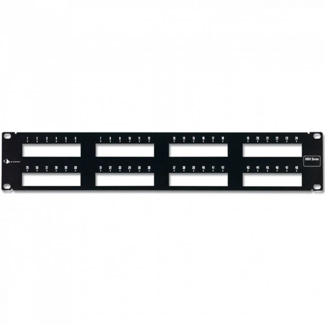 Патч-панель Siemon Панель 2U в 19'' стойку на 48 модулей Max-серии MX-PNL-48-SALE 48 портов