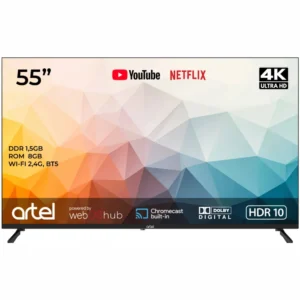Телевизор Artel A55MQA800 55 ", Smart TV, Черный