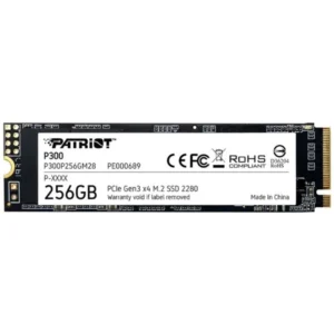 Жесткий диск Patriot P300 P300P256GM28 SSD (твердотельные), 256 ГБ, M.2, PCIe