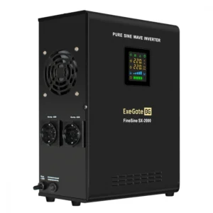 Источник бесперебойного питания ExeGate FineSine SX-2000.LCD.AVR.2SH EX296001RUS Линейно-интерактивные, 2000 ВА, 1400 Вт