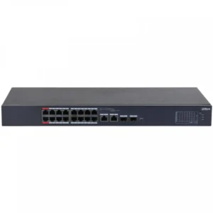 Коммутатор Dahua CS4218 DH-CS4218-16ET-240 1000 Base-T (1000 мбит/с), 2 SFP порта