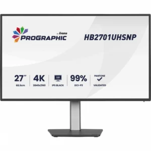 Монитор IIYAMA ProGraphic HB2701UHSNP-B1 27 ", IPS, 4K UHD 3840x2160 (16:9), 60 Гц