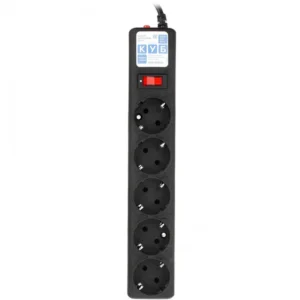 Распределитель питания Power Cube 5 розеток 0.5м Black SPG5-В1