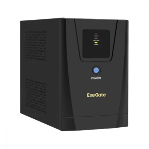Источник бесперебойного питания ExeGate SpecialPro UNB-1600.LED.AVR.2SH.3C13 EX292801RUS Линейно-интерактивные, Напольный (Tower), 1600 ВА, 950 Вт