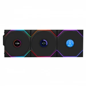 Система охлаждения Lian Li UNI FAN TL120 LCD Reverse Blade Wireless G99.12RTLLCD1W3B.00 Для системного блока