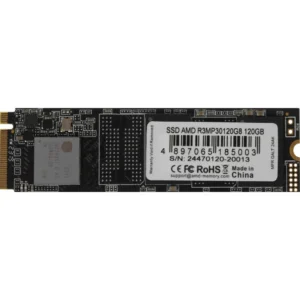 Жесткий диск AMD 120GB Radeon R3MP30120G8 SSD (твердотельные), 120 ГБ, M.2, PCIe