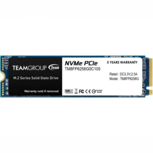 Жесткий диск Team Group MP33 TM8FP6256G0C101 SSD (твердотельные), 256 ГБ, M.2, PCIe