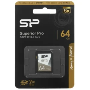 Флеш (Flash) карты Silicon Power SP064GBSDXJA2V10 64 ГБ