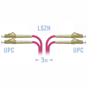 Оптический патч-корд SNR SNR-PC-LC/UPC-MM4-DPX-3m