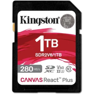 Флеш (Flash) карты Kingston Canvas React Plus SDR2V6/1TB 1 ТБ