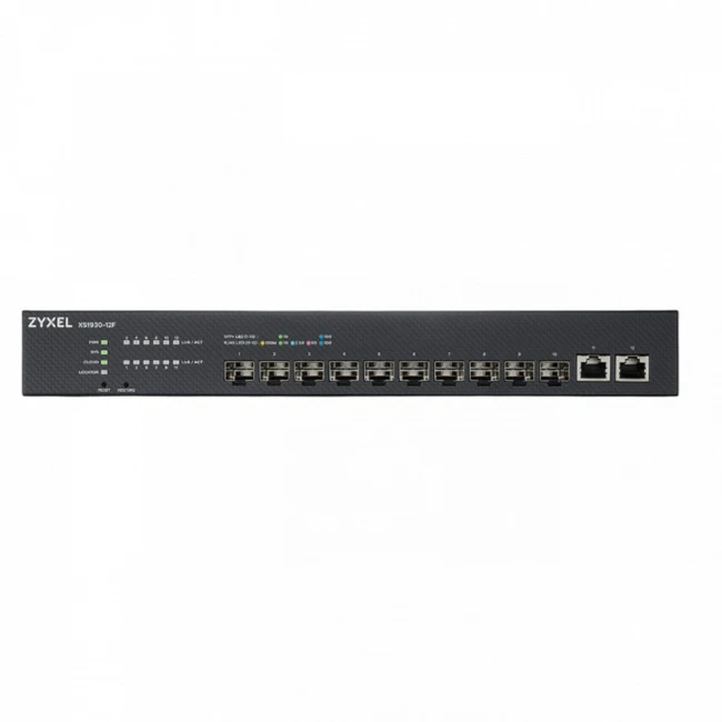 Коммутатор Zyxel NebulaFlex XS1930-12F XS1930-12F-ZZ0101F 10 GBase-T (10000 мбит/с), 10 SFP портов