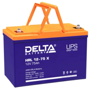 Сменные аккумуляторы АКБ для ИБП Delta Battery HRL 12-75 X 12 В