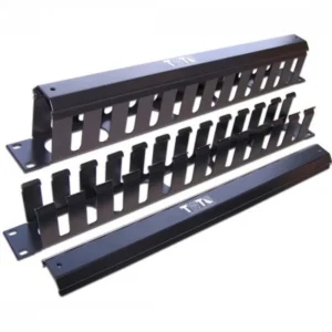 Аксессуар для серверного шкафа LANMASTER Кабельный органайзер 19" c крышкой, 2U (TWT-ORG/CV-2U)