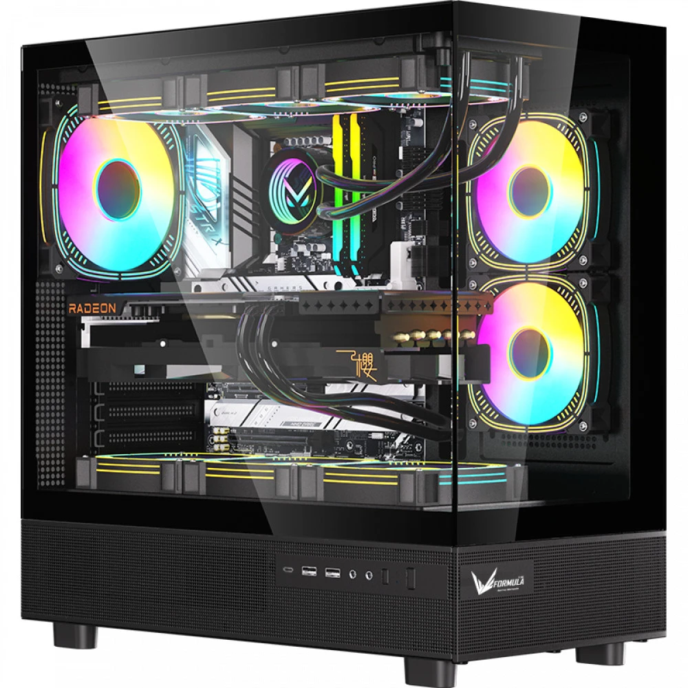 Корпус Formula CRYSTAL Z8 B FLOE Игровые, Mid-Tower